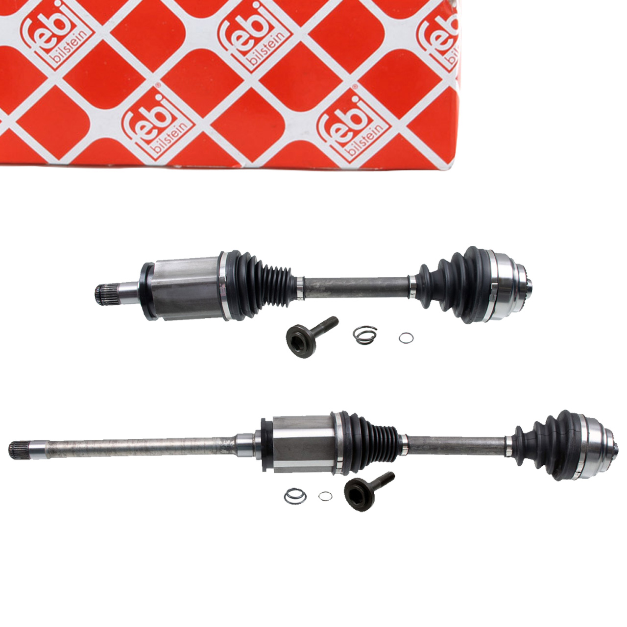 2x febi Antriebswelle Gelenkwelle für BMW 5er F10 F11 6er F12 F13 F06 xDrive vorne