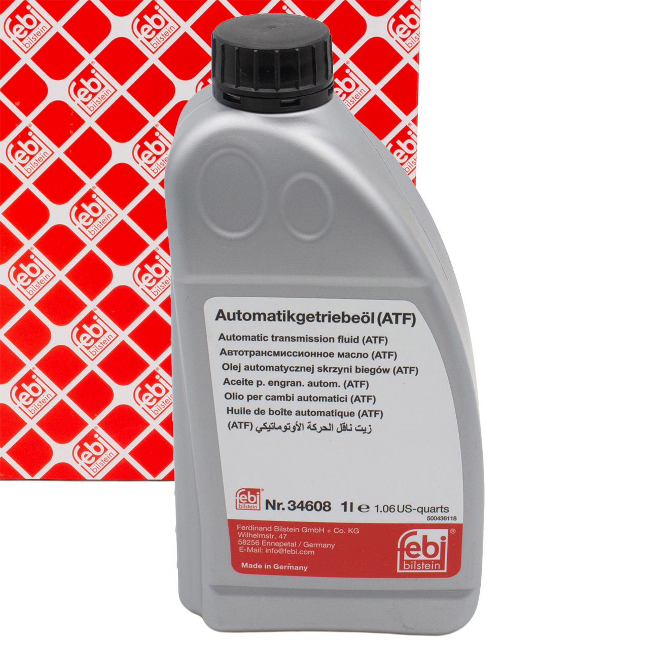 1L 1 Liter febi 34608 ATF Automatikgetriebe&ouml;l f&uuml;r VW BMW HYUNDAI JAGUAR PORSCHE