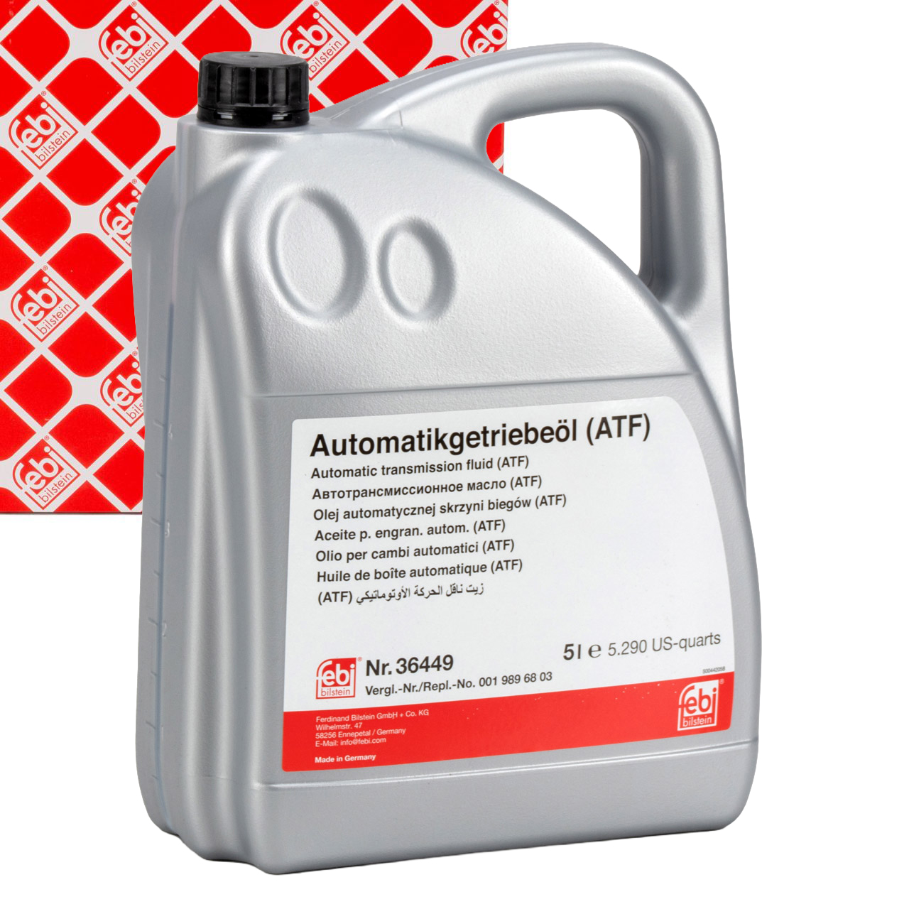 5L 5 liters febi 36449 Automatic Transmission Fluid (ATF) 134 MERCEDES MB 236.14 DSIH 6P805