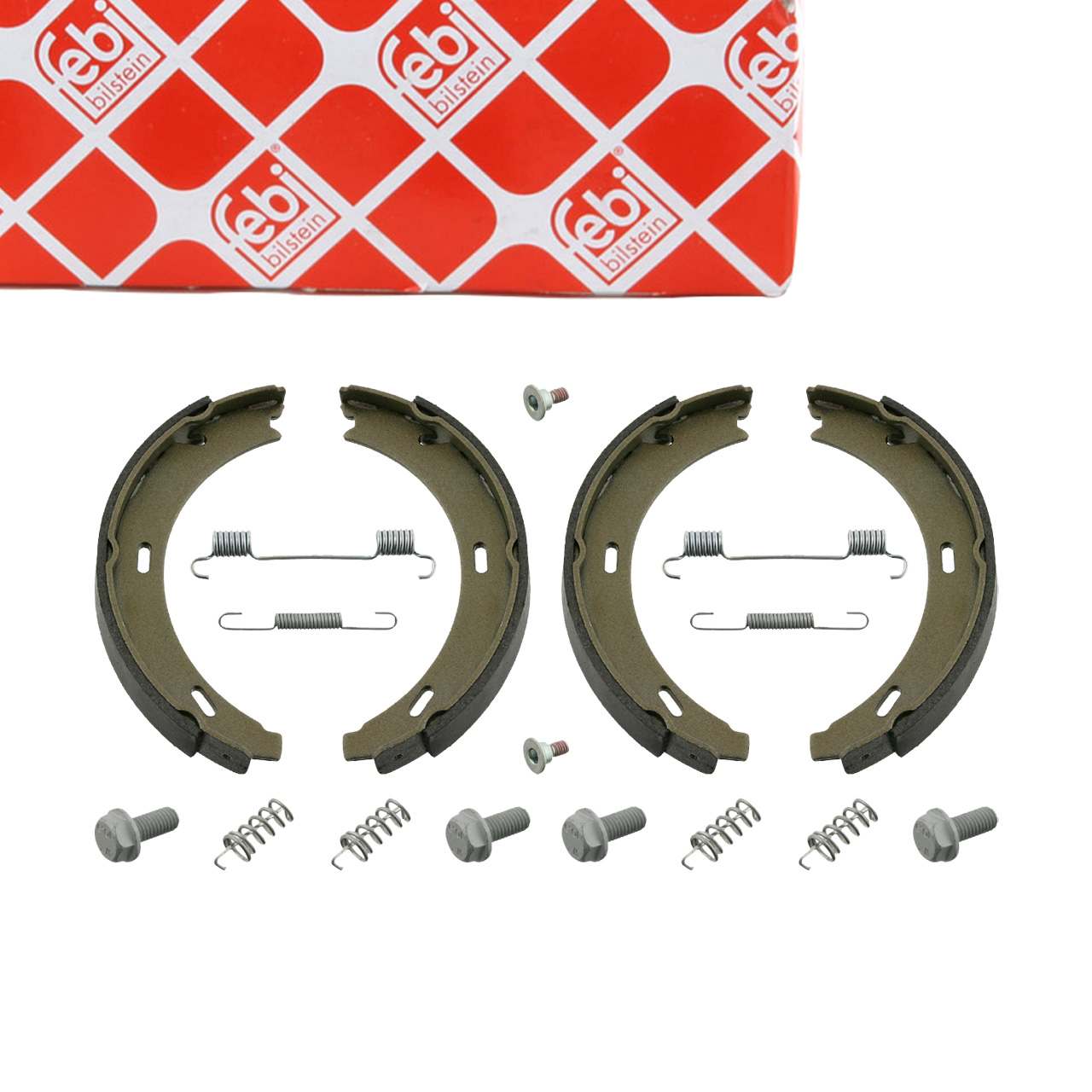 febi 02100 Bremsbackensatz + Zubeh&ouml;r Feststellbremse hinten