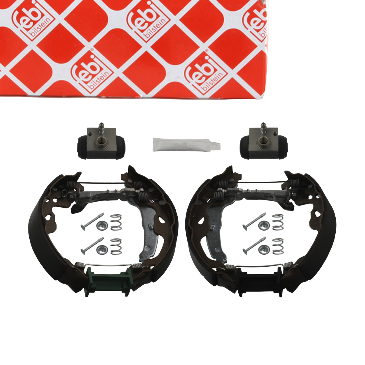 febi 37534 Bremsbackensatz + Radbremszylinder f&uuml;r PSA C1 107 108 TOYOTA Aygo B1 B4 hinten