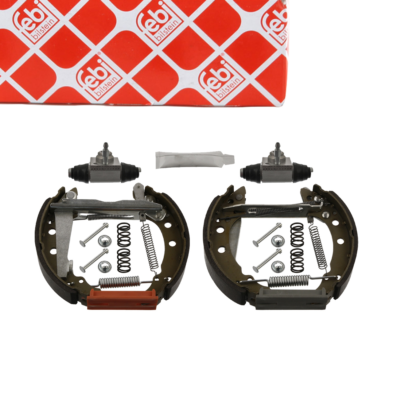 febi 37545 Brake Shoe Set + Wheel Cylinder + Rear Parking Brake Accessories