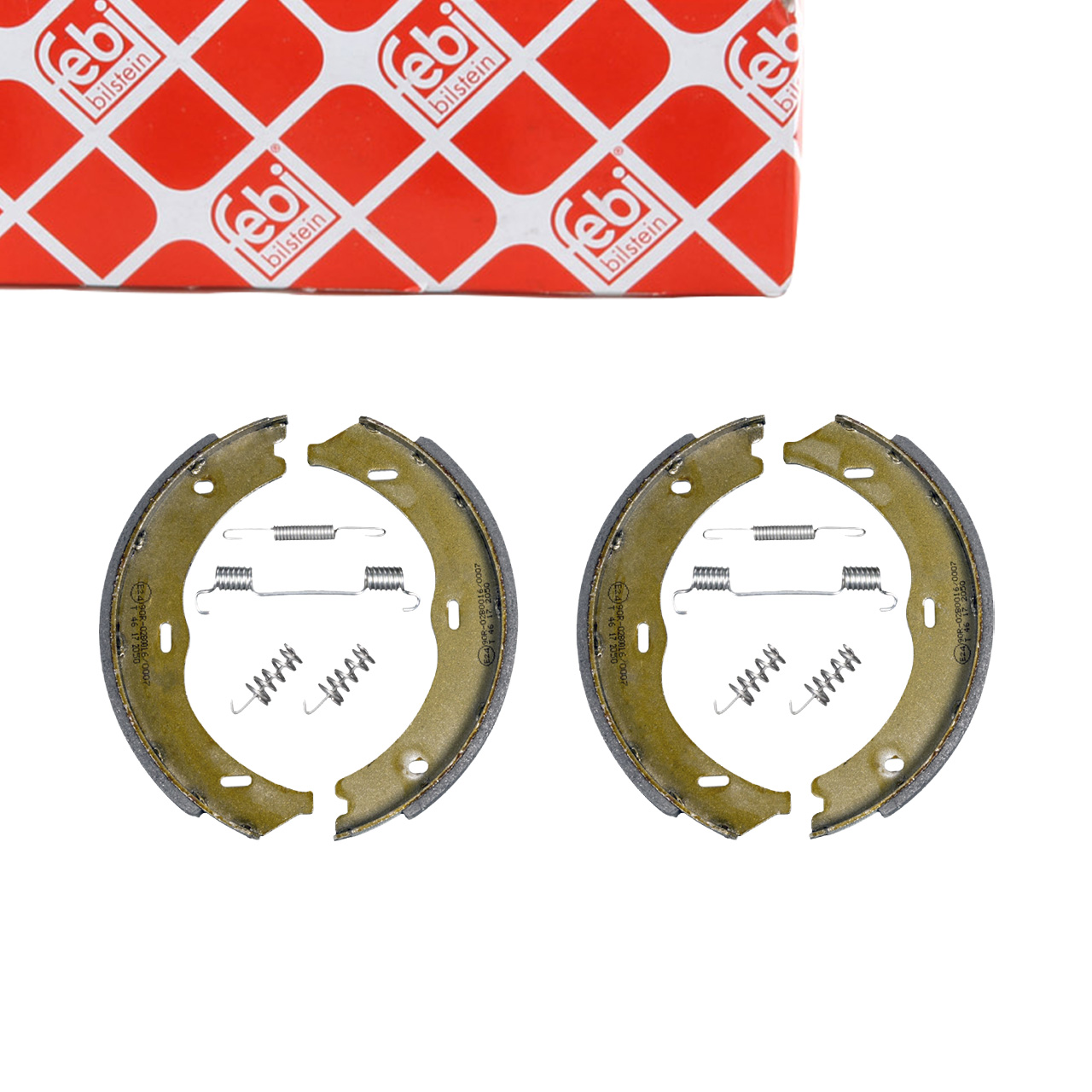 febi 38532 Bremsbackensatz + Zubeh&ouml;r Feststellbremse hinten