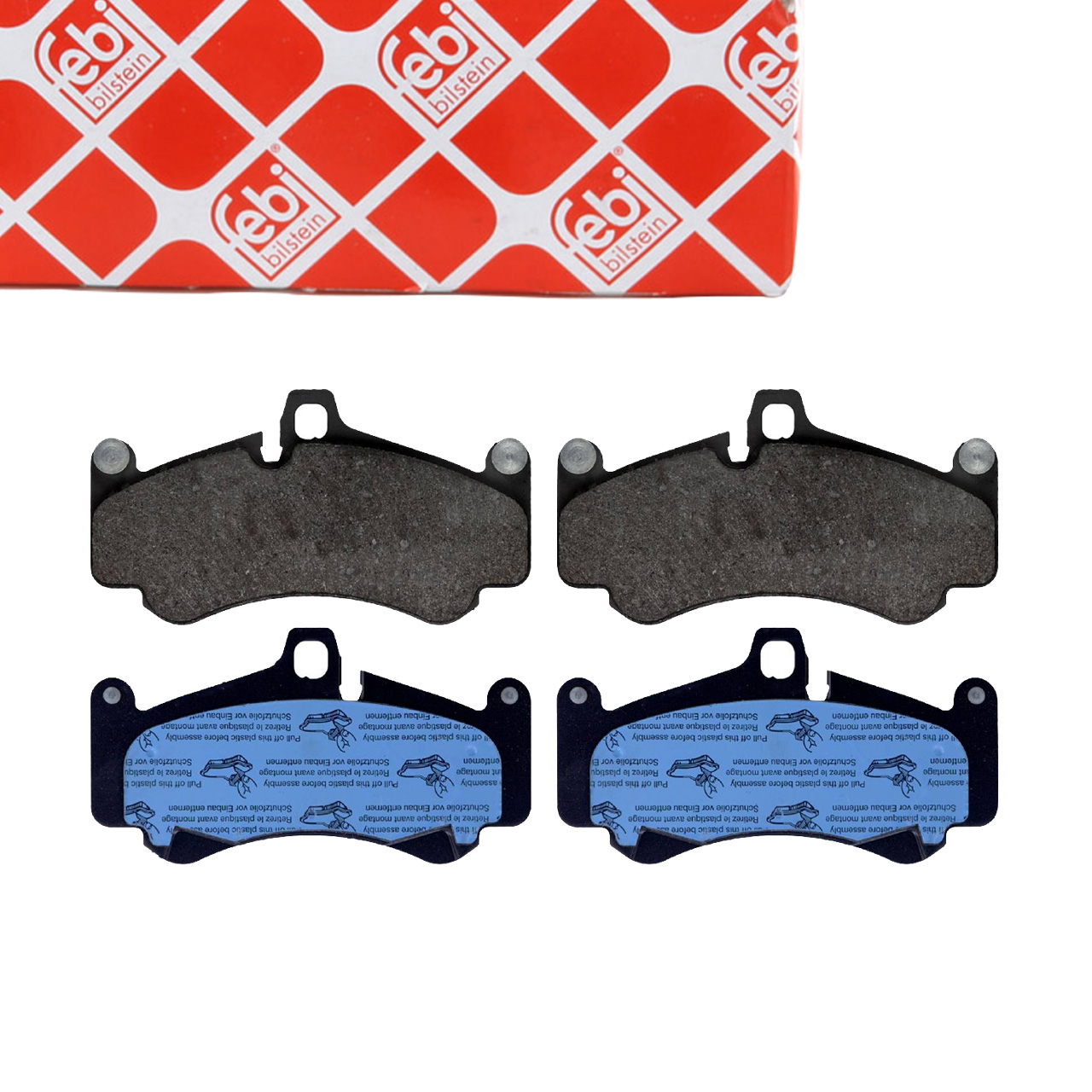 febi 116173 Brake pads for PORSCHE 997 3.6 Turbo 480 hp 03/2006&ndash;12/2009 front 99735194700