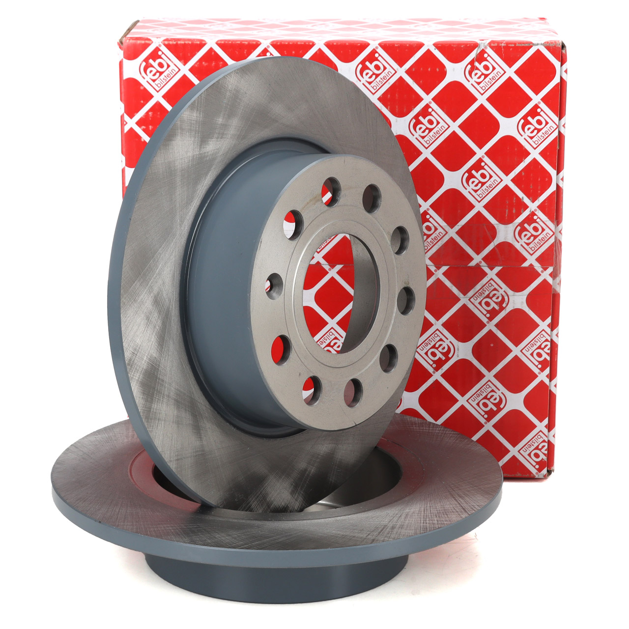 febi 23240 Brake Disc Set for VW Golf 5, 6, A3, 8P, Q2, Leon 1P, 5F, Octavia 2, 3, Yeti (rear)