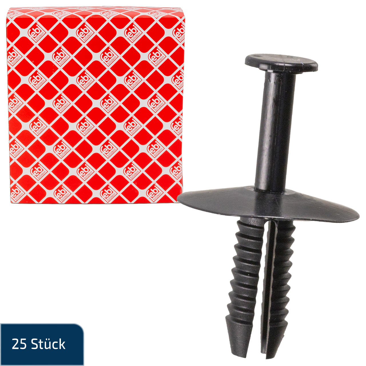 25x febi 181060 Clips Klemme Spreizniete Befestigungsclips für BMW MINI 51118174185