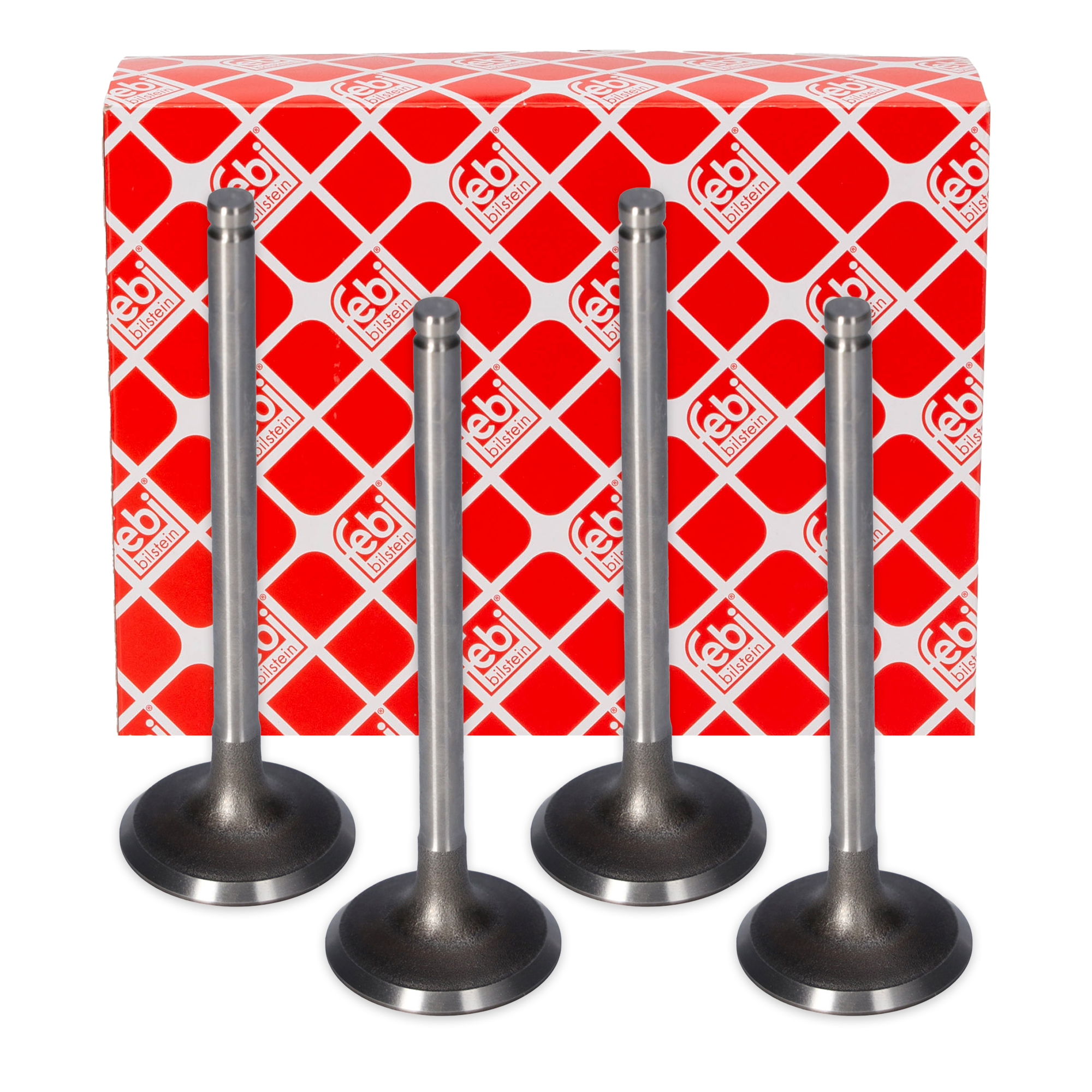 4x febi 181650 Einlassventil für PSA Berlingo C2 C3 106 2 206 207 Partner 1.1 1.4 0948.91