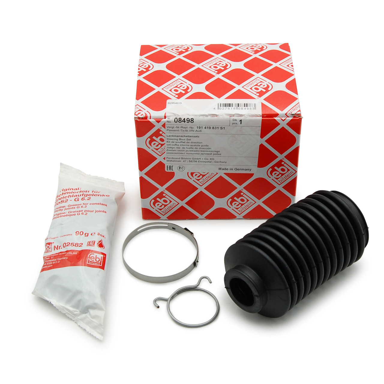 febi 08498 Spurstange Manschette f&uuml;r PORSCHE 993 VW Golf 1 2 3 Passat B3/B4 vorne