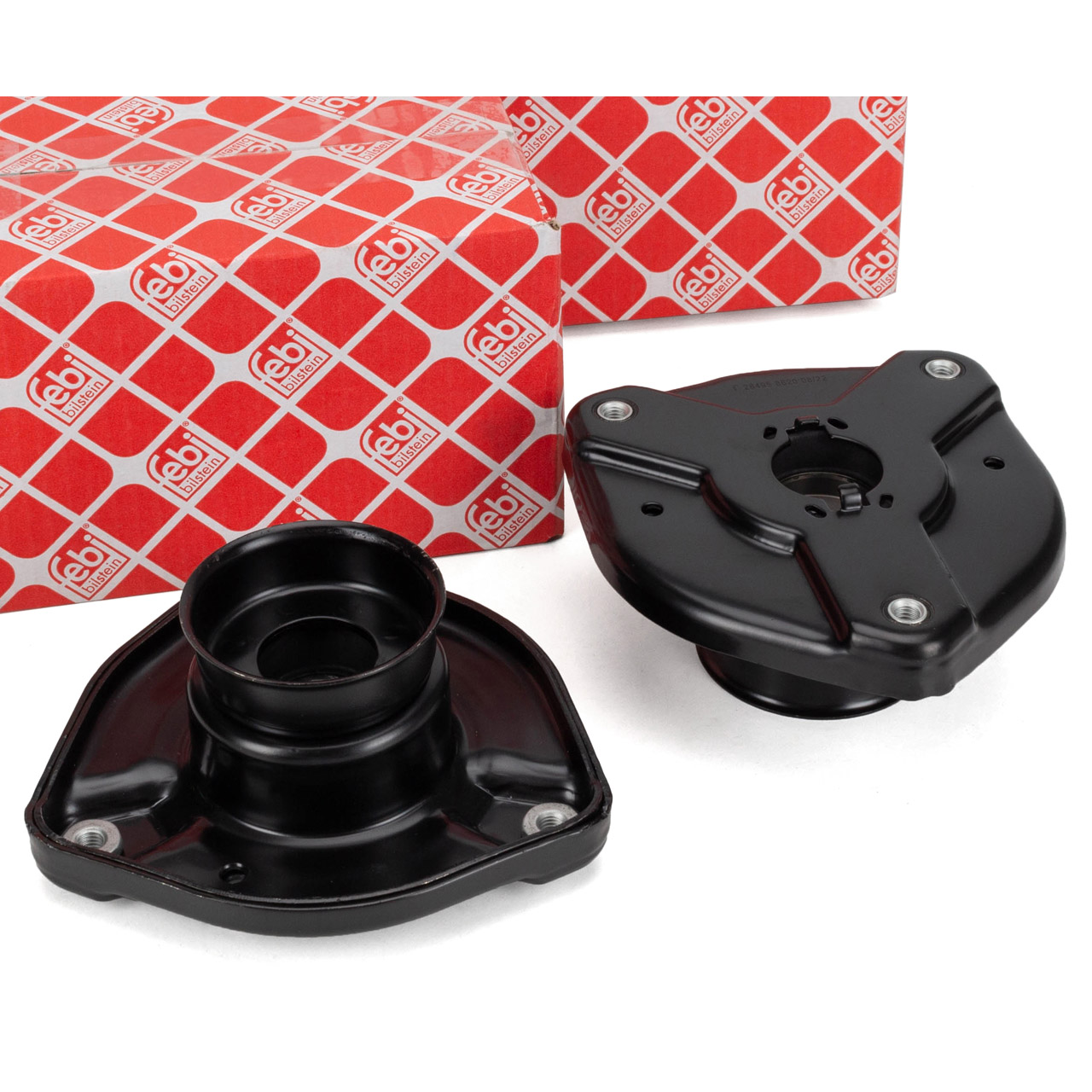 2x febi 28495 Federbeinlager Domlager f&uuml;r MERCEDES W204 C204 A207 C207 vorne 2043201273