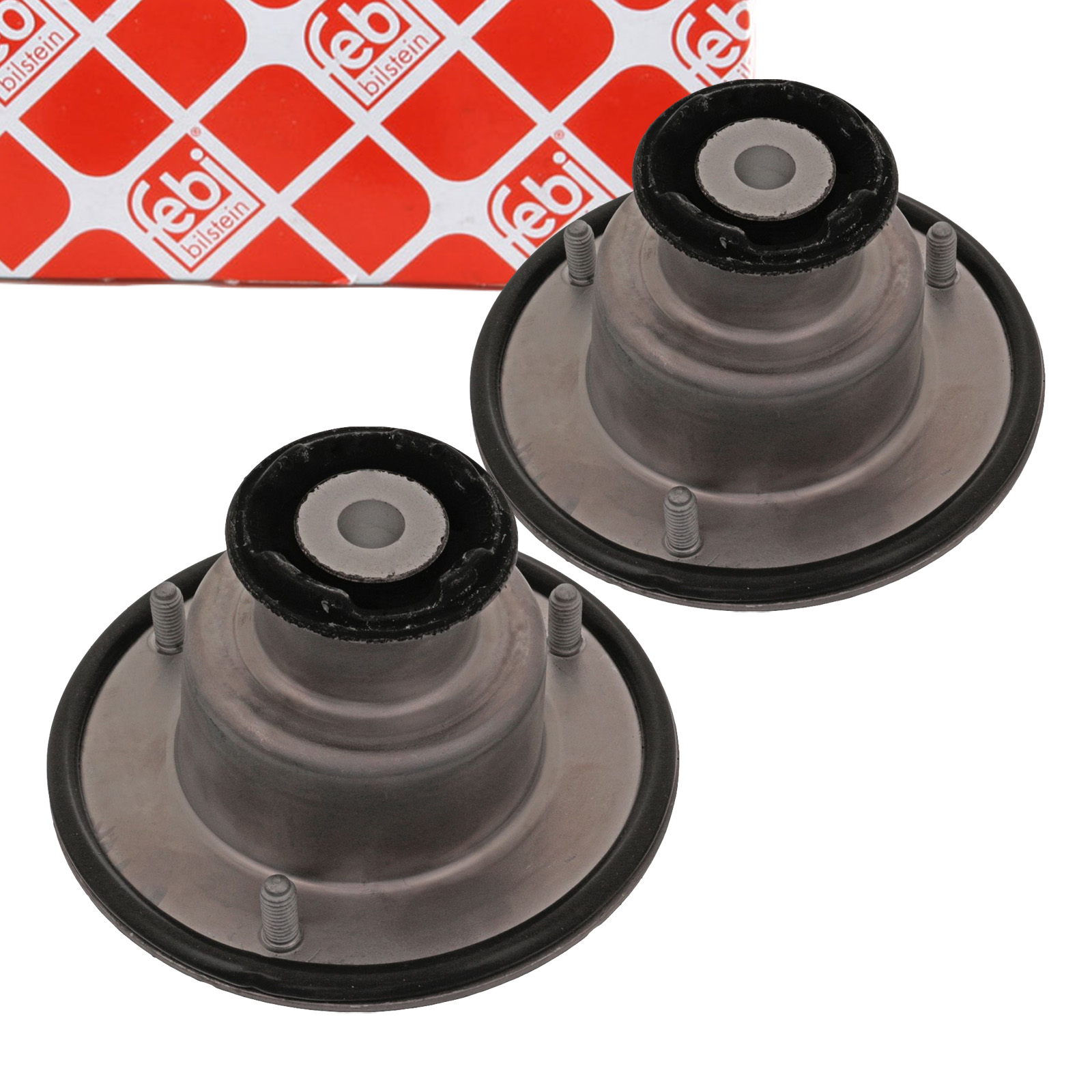 2x febi 48726 strut bearing for PORSCHE Boxster Cayman (986 987) rear 98733305900