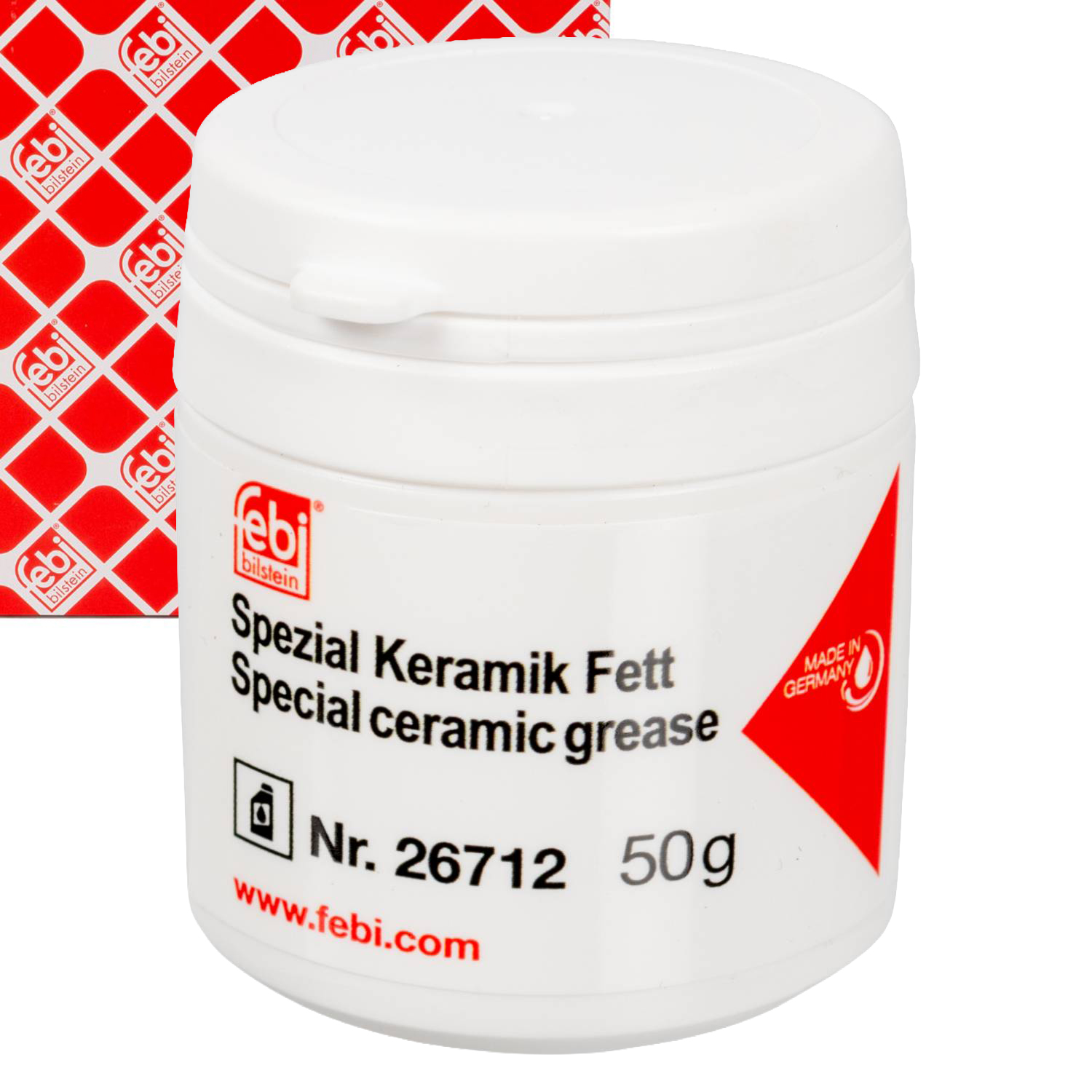 febi 26712 High-Temperature Lubricant Special Ceramic Grease Special Grease White Grease 50g Can