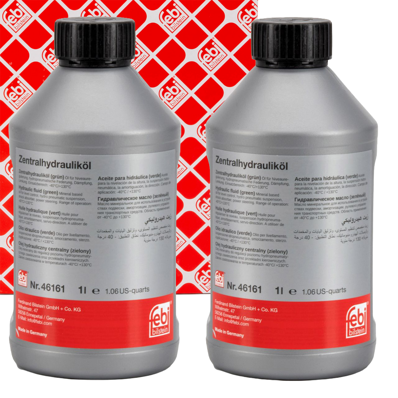 2L 2 Liter febi 46161 Hydraulik&ouml;l GR&Uuml;N AUDI BMW MINI OPEL SAAB VOLVO VW