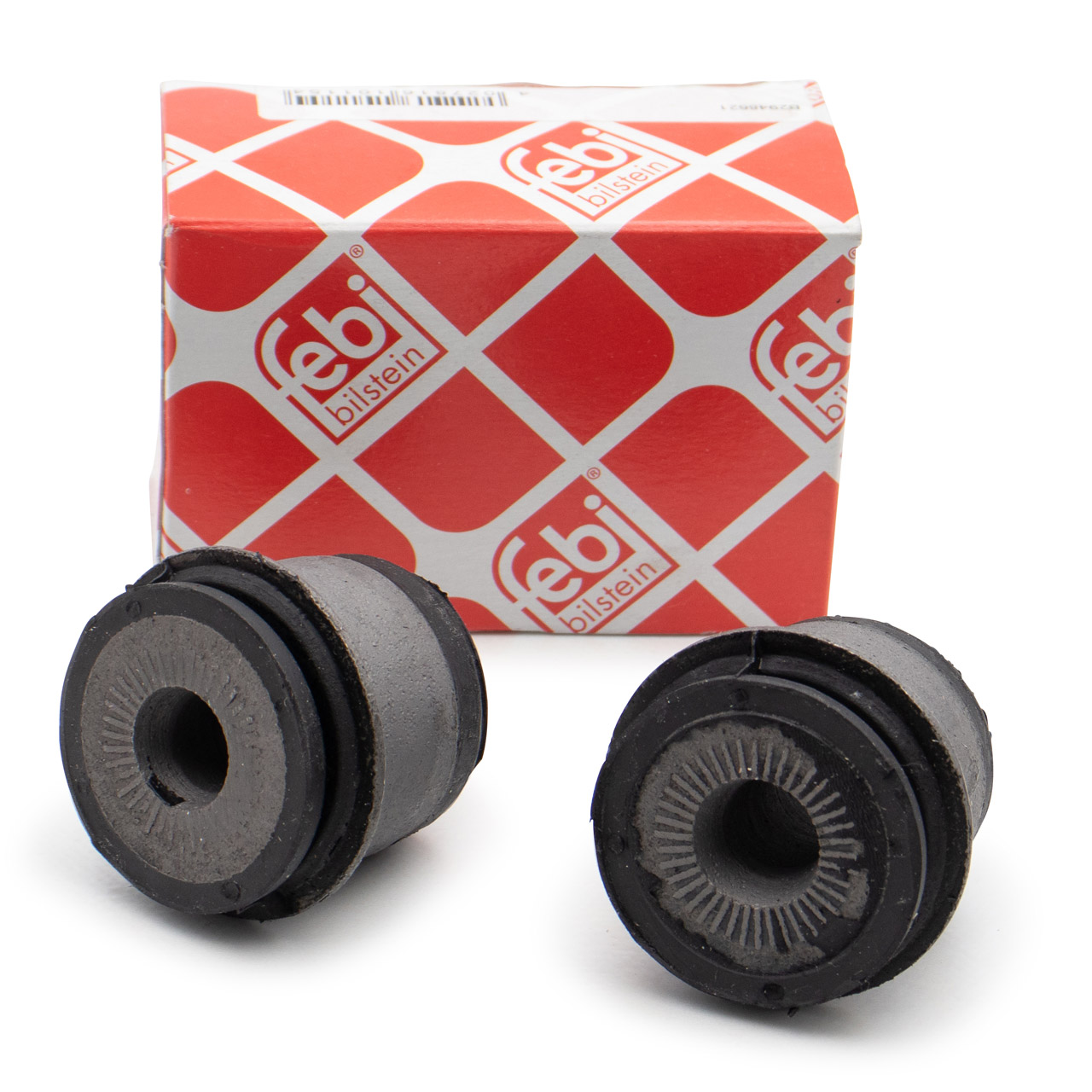 2x febi 10115 Axle housing bearing, engine mount bearing for AUDI 80 Cabrio Coupe B3 B4 (rear)