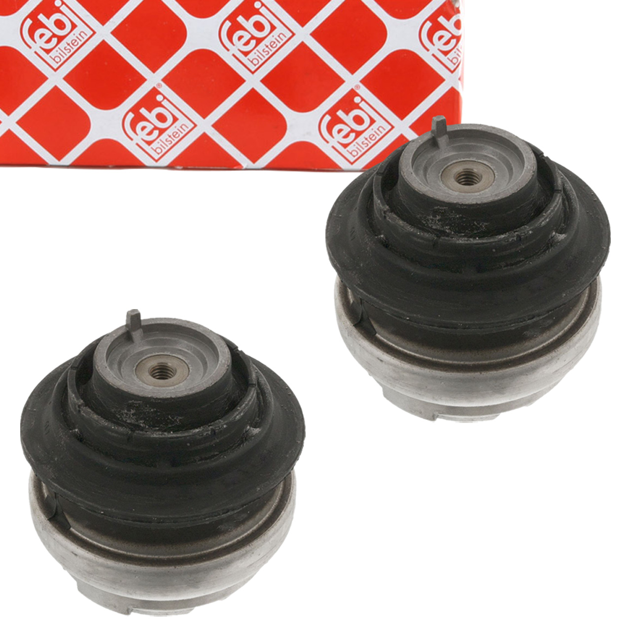 2x febi engine mounts (hydraulic) for MERCEDES W203, S203, CL203, C/A209, W211, M271 (left + right)