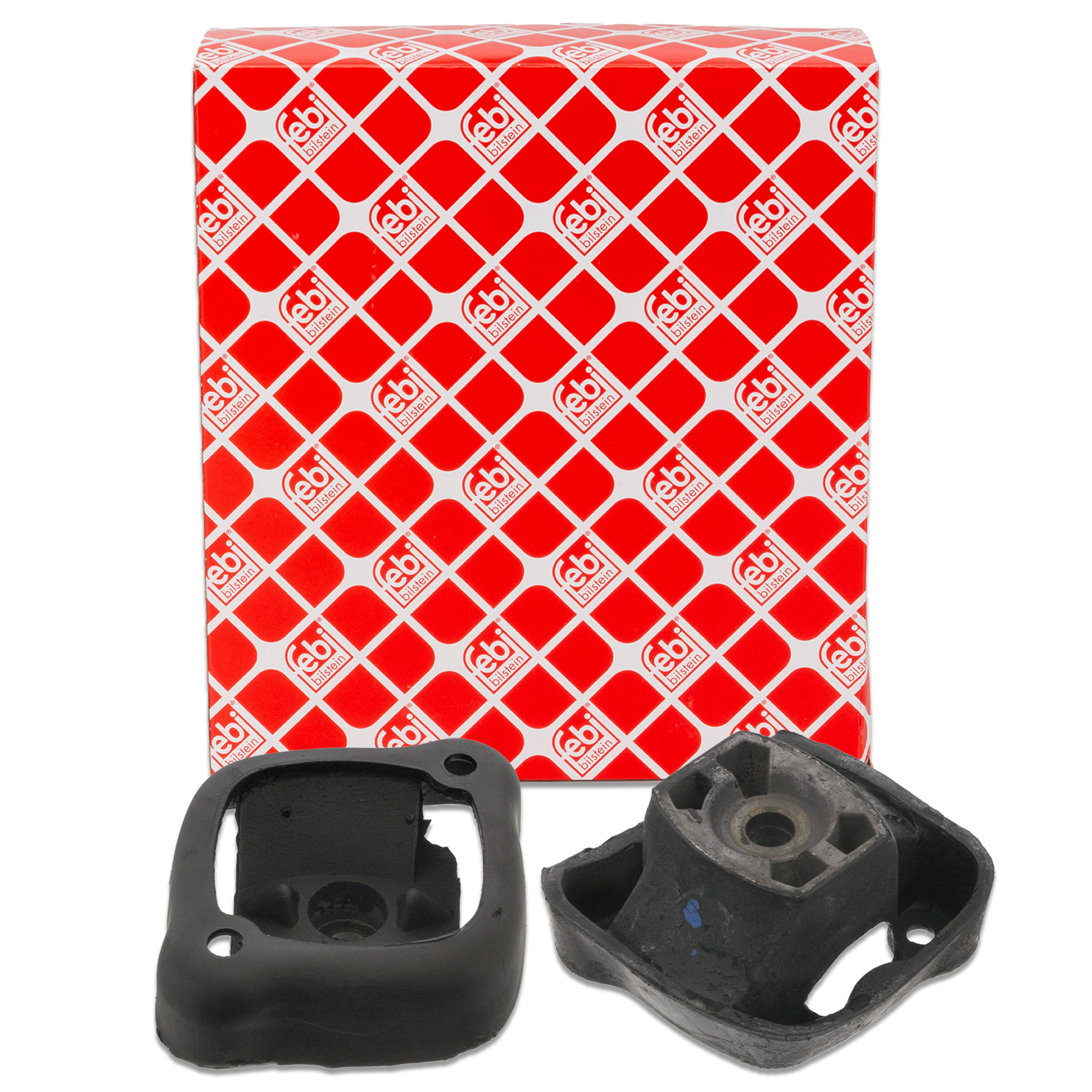 2x febi engine mounts for MERCEDES W123 200D OM615 and 240D OM616 (200D and 240D models from the 1978 model year onward), front