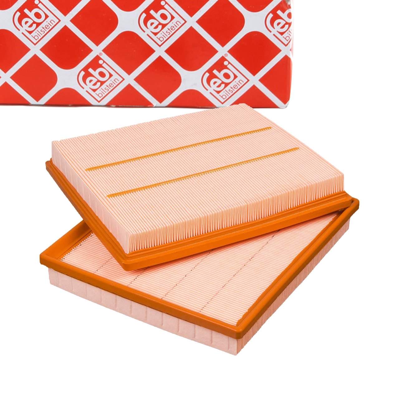 febi 100358 Set of engine air filters (air filter inserts) for MERCEDES W211 X164 OM629 (2 pieces)
