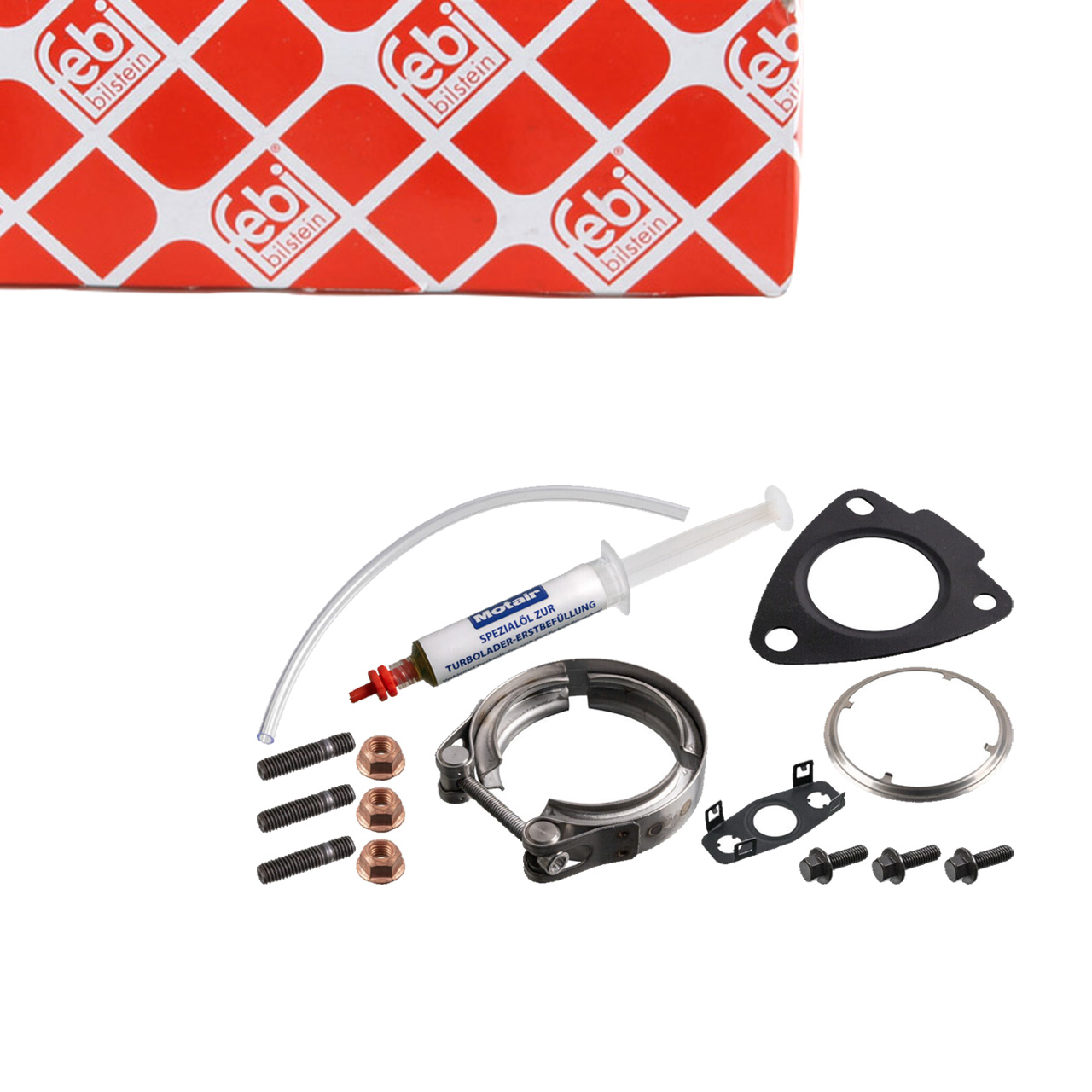 febi 189219 Turbocharger Mounting Kit for FORD Transit Custom V362, Transit V363 2.0 (2011&ndash;2019)