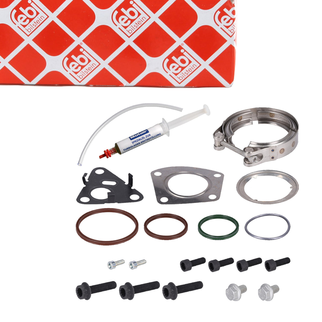 febi 190403 Montagesatz Lader Satz f&uuml;r VW Multivan Transporter 5 Touareg 2.5 TDI 1584A070