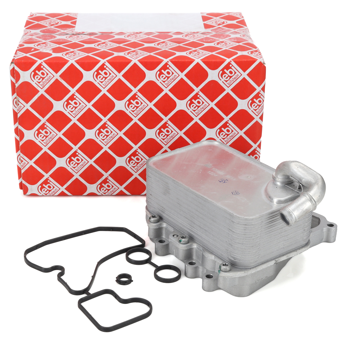 febi 109681 Ölkühler + Dichtungen für VW Touareg 7P AUDI A4 A5 A6 A7 A8 Q5 Q7 3.0 TDI