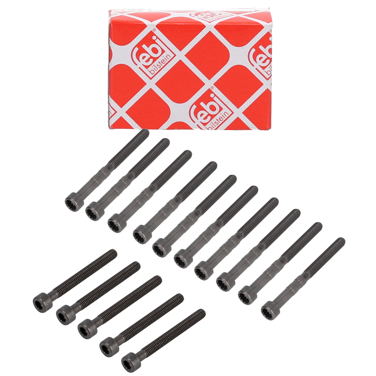 10x febi Schraube Kipphebelwelle + 5x OE Schraube Einspritzd&uuml;se f&uuml;r VW T5 Touareg 2.5 TDI