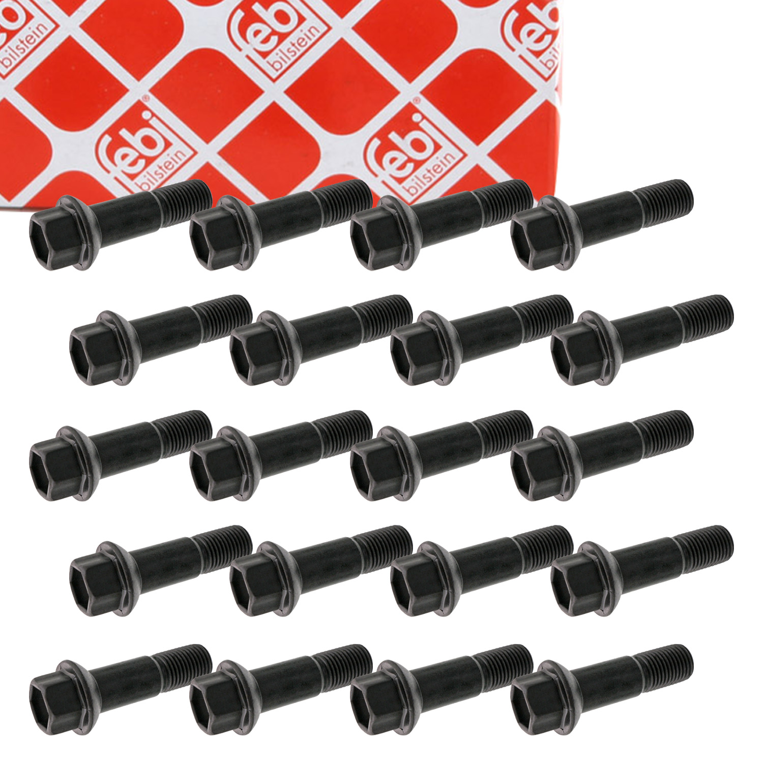 20x febi 45757 Radschraube M14x1,5mm f&uuml;r MERCEDES W213 C257 H247 N293 W166 C292 W222 W223