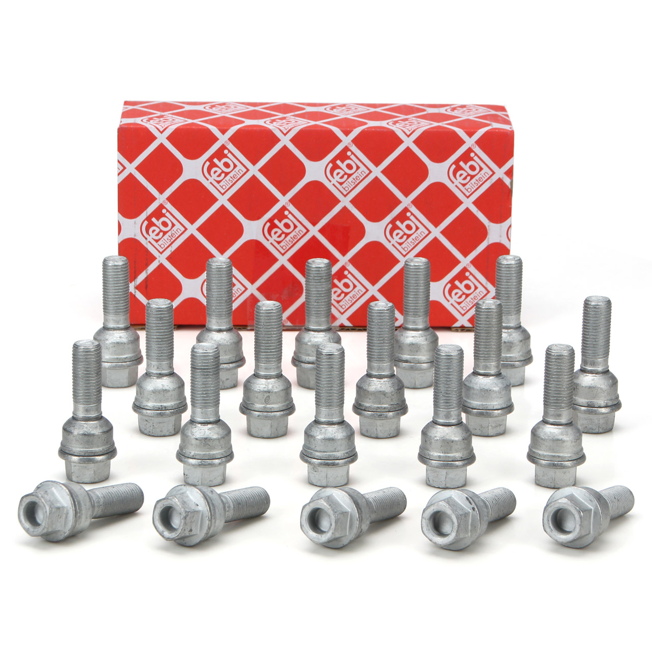 20x febi 103934 Radschraube M14x1,5mm f&uuml;r VW Amarok Crafter T5 T6 Touareg 7P