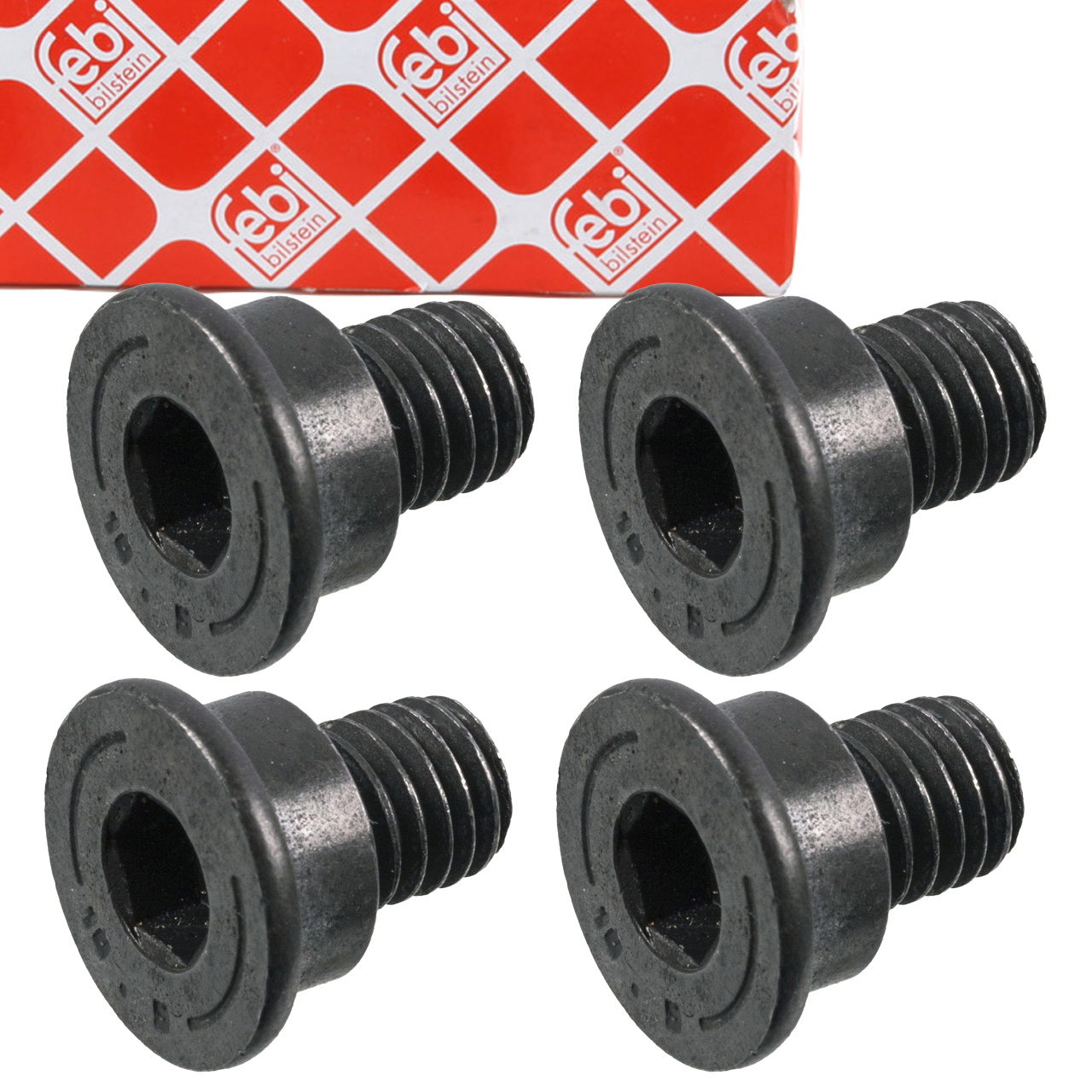 4x febi Schraube Bremsscheibe M8x1,25 Länge 15mm für BMW 34211161806