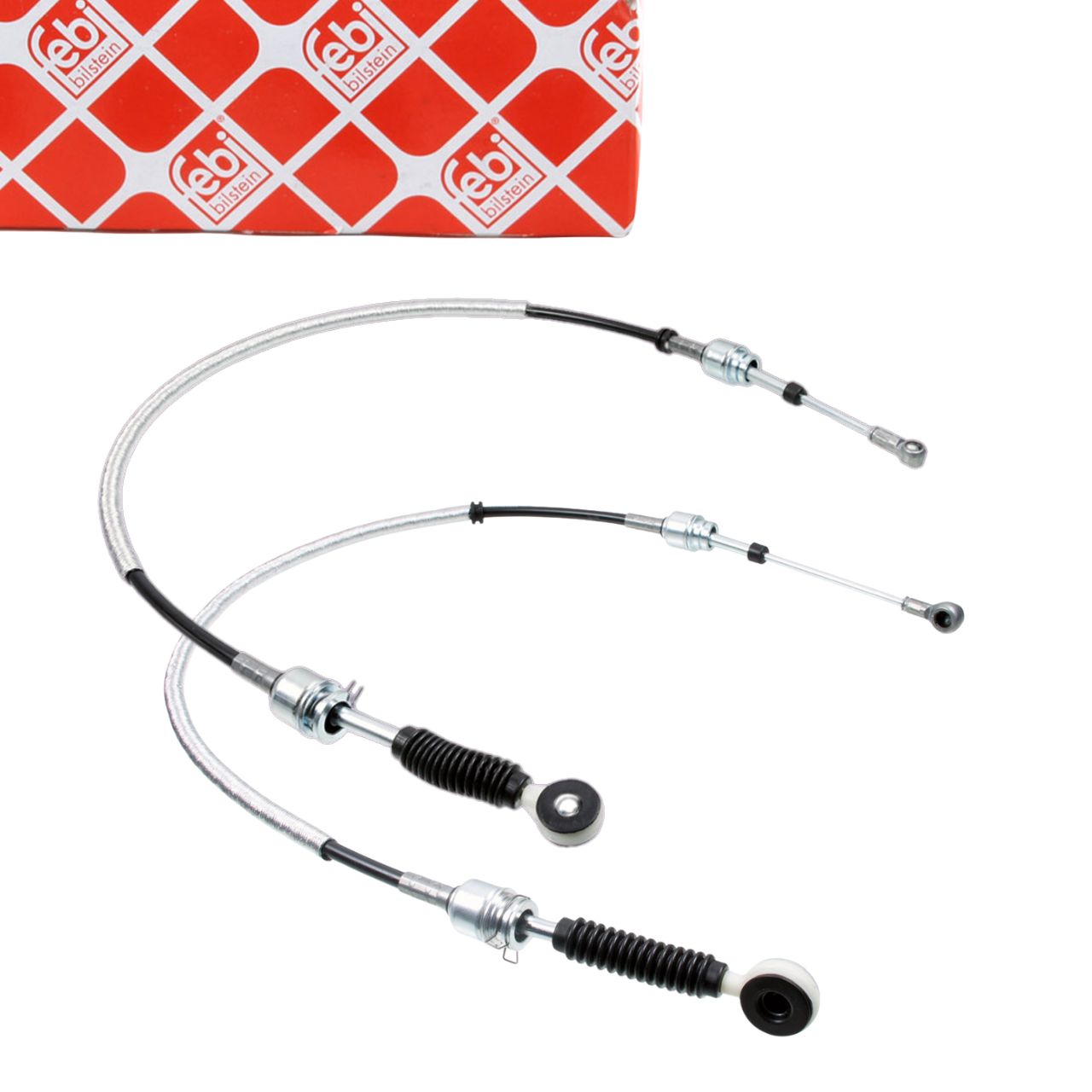 2x febi Seilzug Schaltzug Schaltgetriebe f&uuml;r MINI R50 R53 R52 One/Cooper links + rechts