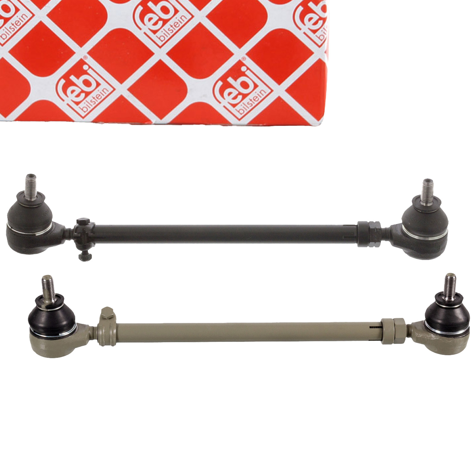 2x febi Spurstange + Spurstangenkopf für MERCEDES 190 W201 LINKSLENKER vorne