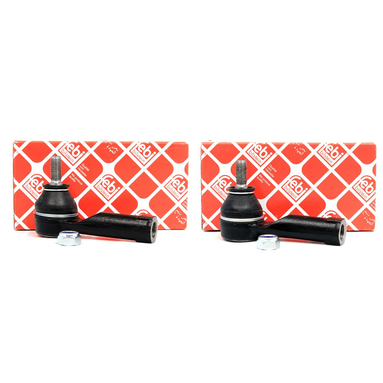 2x febi PROKIT tie rod end for RENAULT Clio 2, 3, Kangoo, Megane 1, Scenic 1, 1, 2 (front)