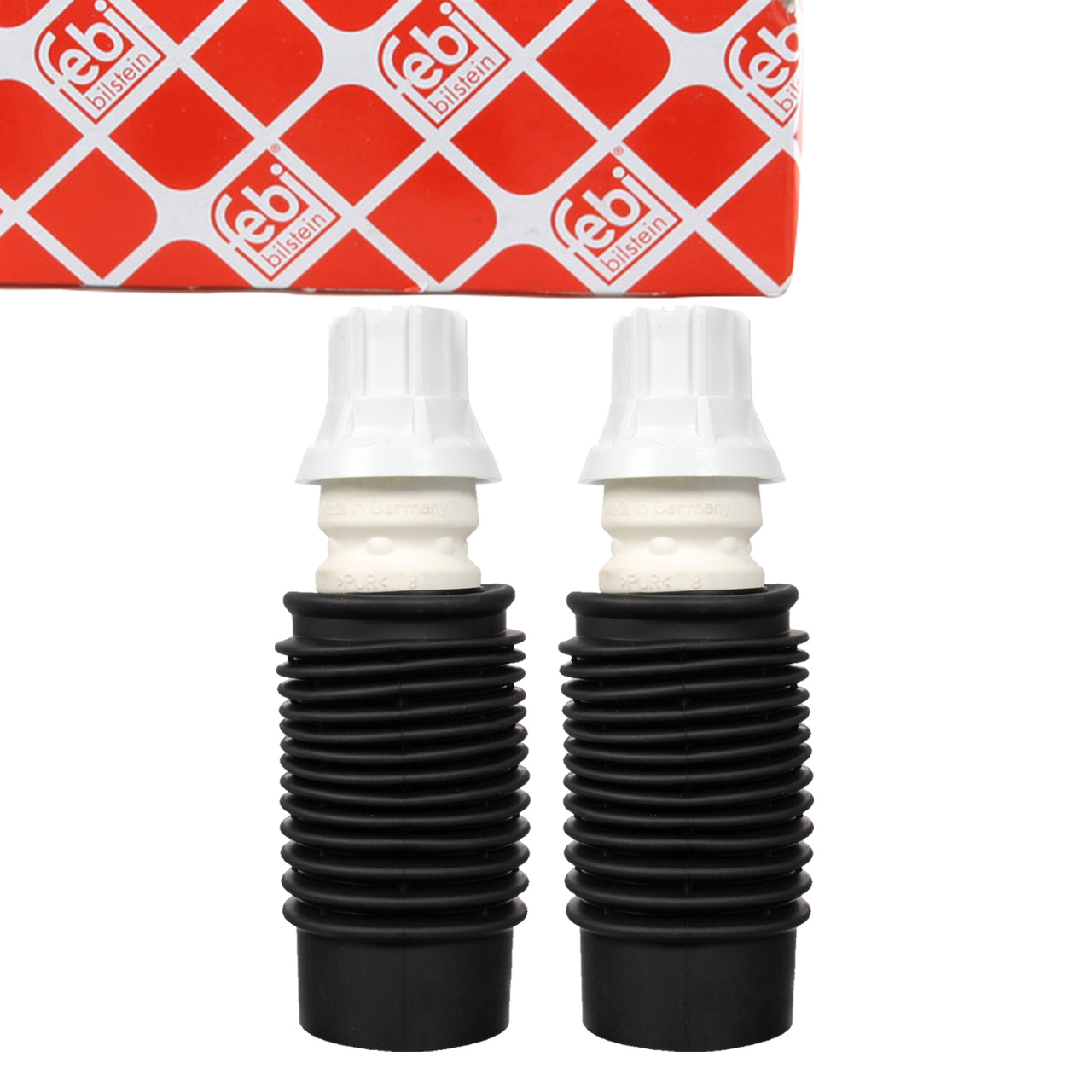 febi 180805 Staubschutz + Anschlagpuffer Satz f&uuml;r FIAT 500 Panda 169 LANCIA Ypsilon vorne