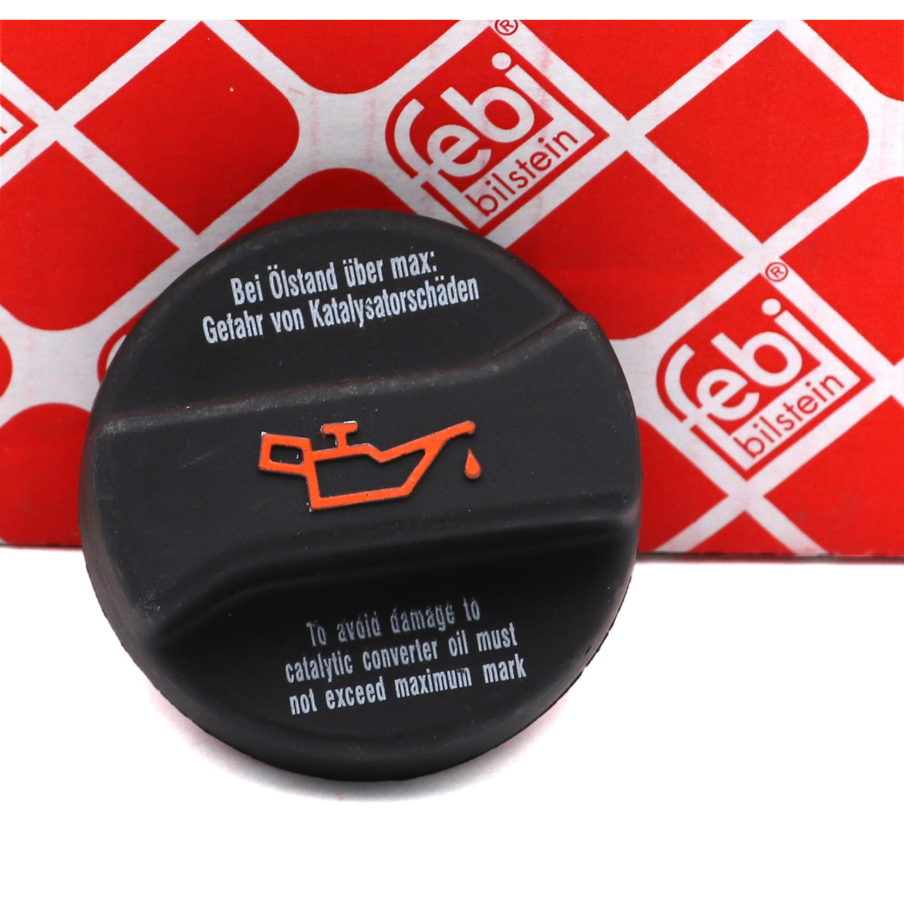 febi 02113 Oil filler cap for AUDI, SEAT, SKODA, VW Golf 3, 4, 5, 6, Passat B1-B7