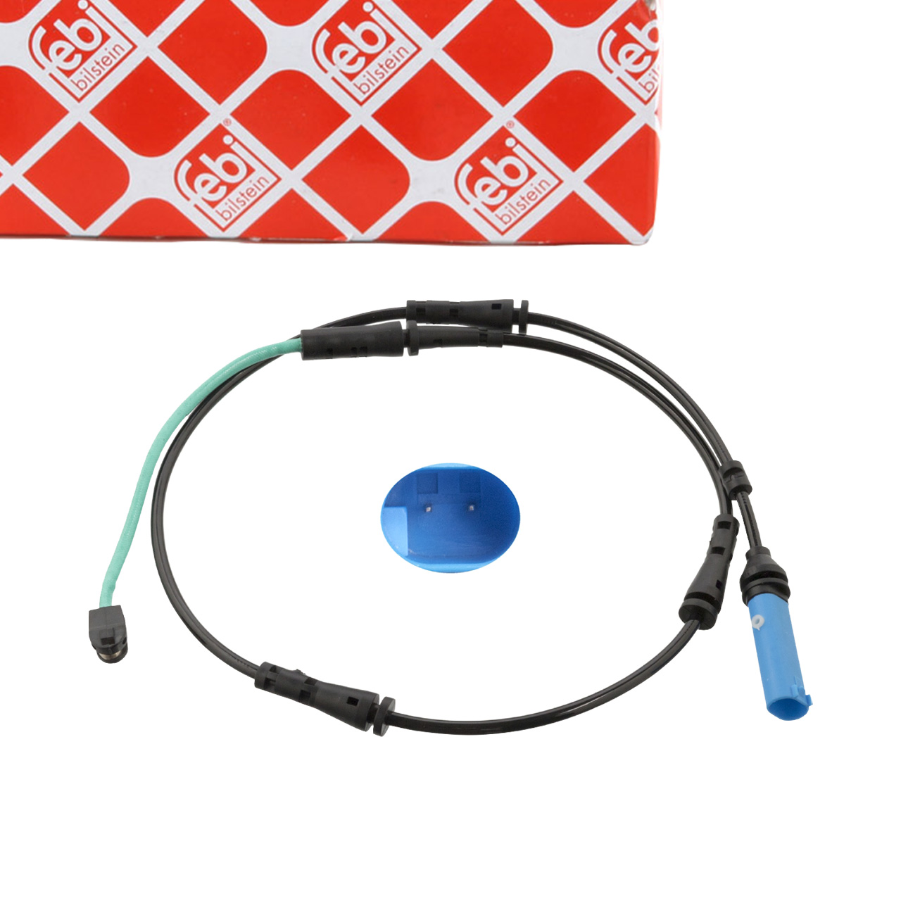 febi 104576 Warning contact, warning contact cable, rear brake pad wear