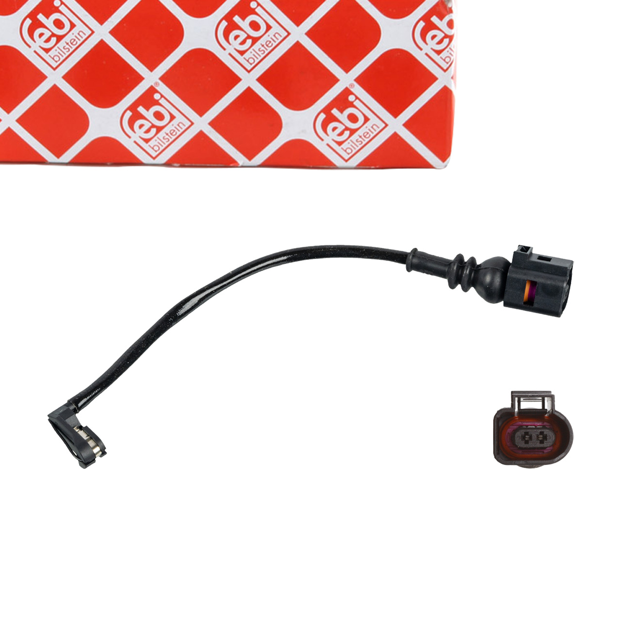 febi 172595 Warning contact Warning contact cable Front/rear brake pad wear