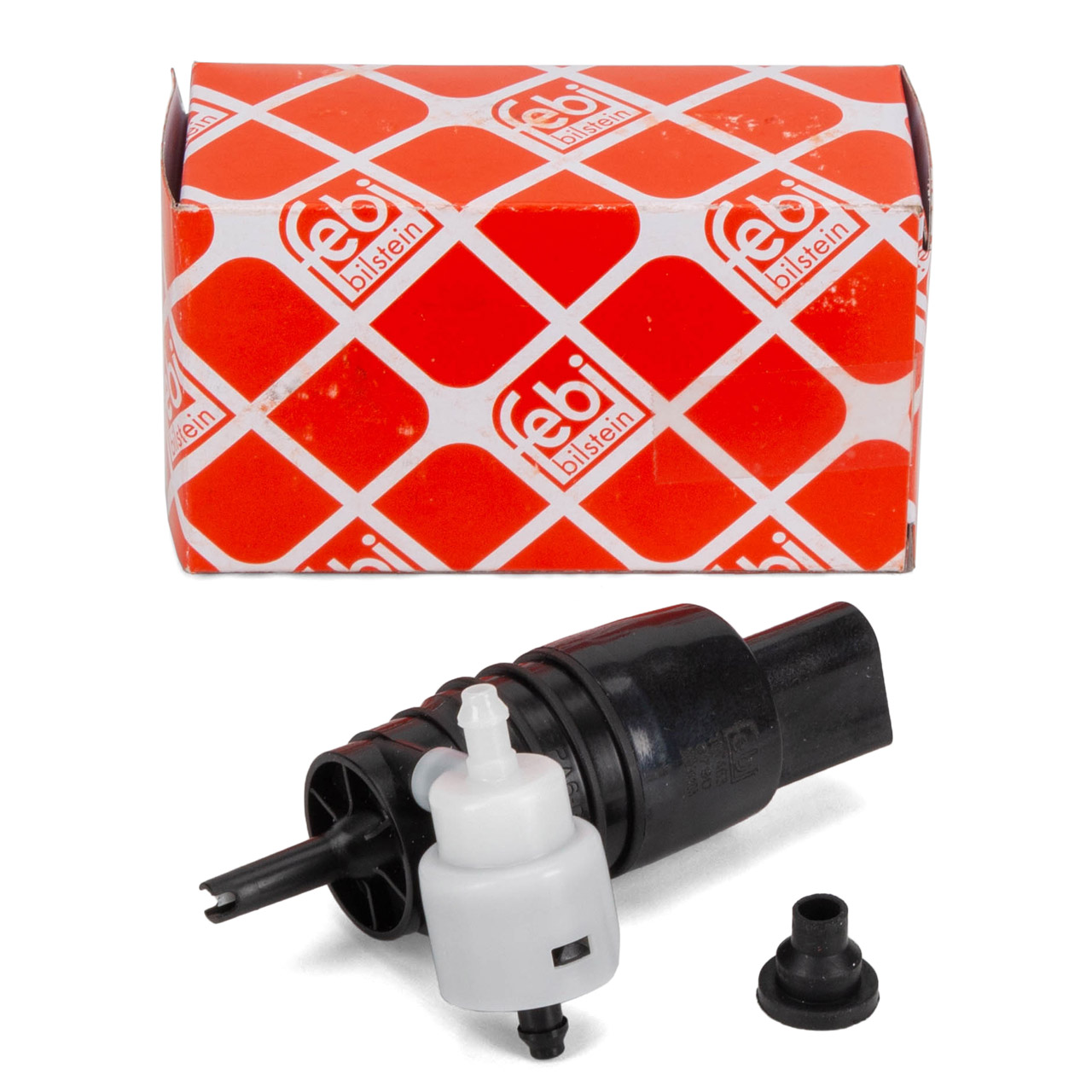 febi Waschwasserpumpe Dualpumpe für BMW F40 F45 F46 G21 G31 F48 F39 G01 G02 F15 G05 G06