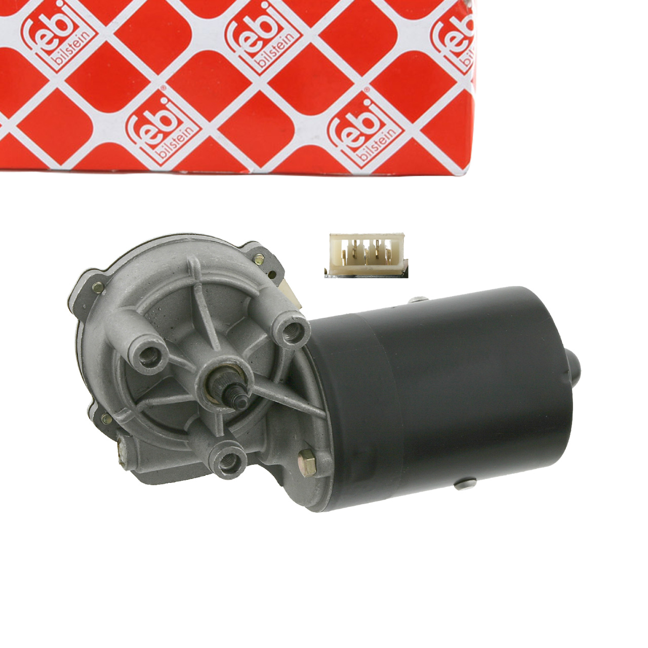 febi 17086 Wischermotor f&uuml;r VW Golf 2 Jetta 2 Passat B1 B2 Bulli T3 PORSCHE 964 993 vorne