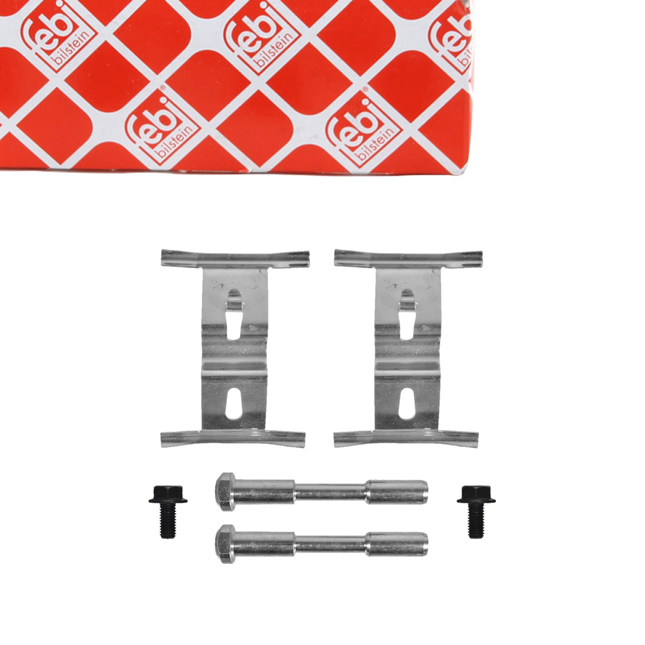 febi 182292 Zubehörsatz Montagesatz Federnsatz für Bremsbeläge vorne