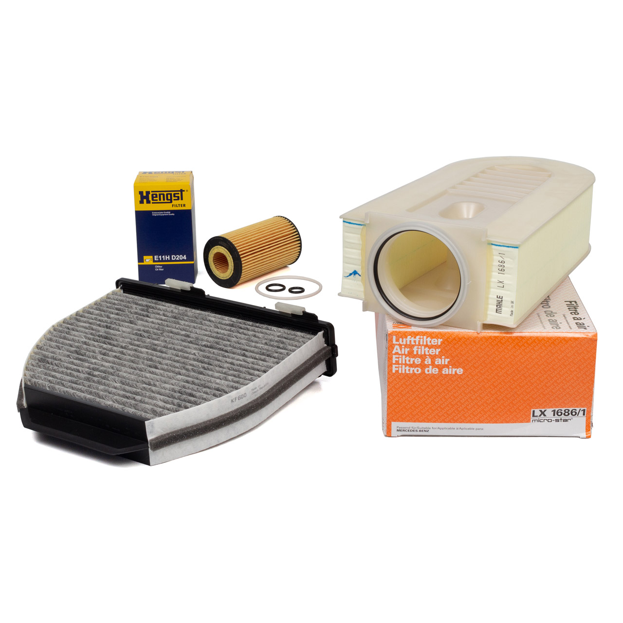 Filter-Set f&uuml;r MERCEDES W204 C218 X218 W212 C207 X204 200/220/250CDI OM651