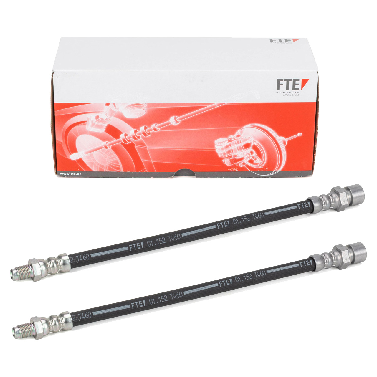 2x FTE 9240008 Bremsschlauch für PORSCHE 928 4.5 4.7/5.0 S / GT 5.4 GTS hinten 92835508004