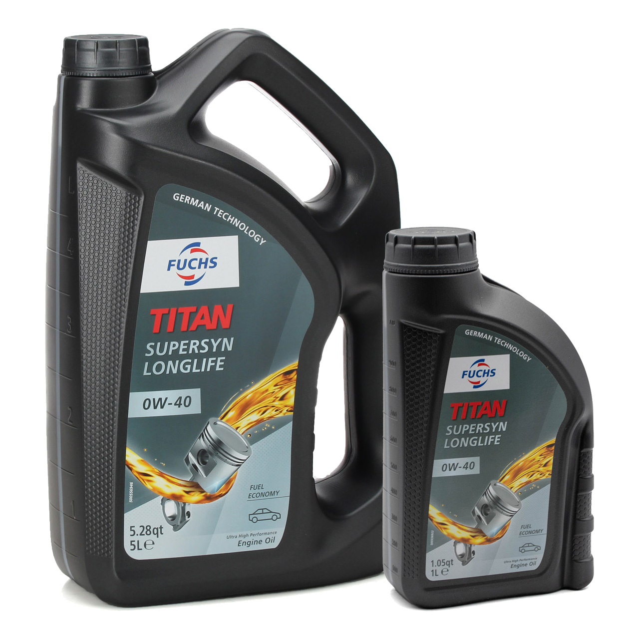 6L 6 Liter FUCHS TITAN SUPERSYN LONGLIFE 0W-40 Motoröl Öl MB 229.5 VW 502/505.00