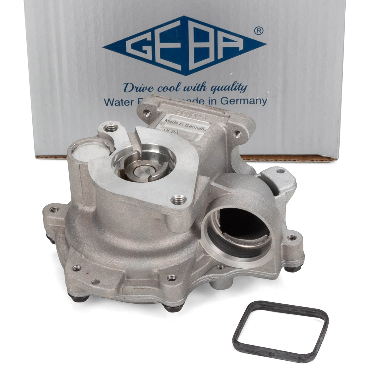 GEBA 55050 Water Pump + Gasket for BMW E81-88, E46, E60/61, N40/42/43/45/46 11517515778