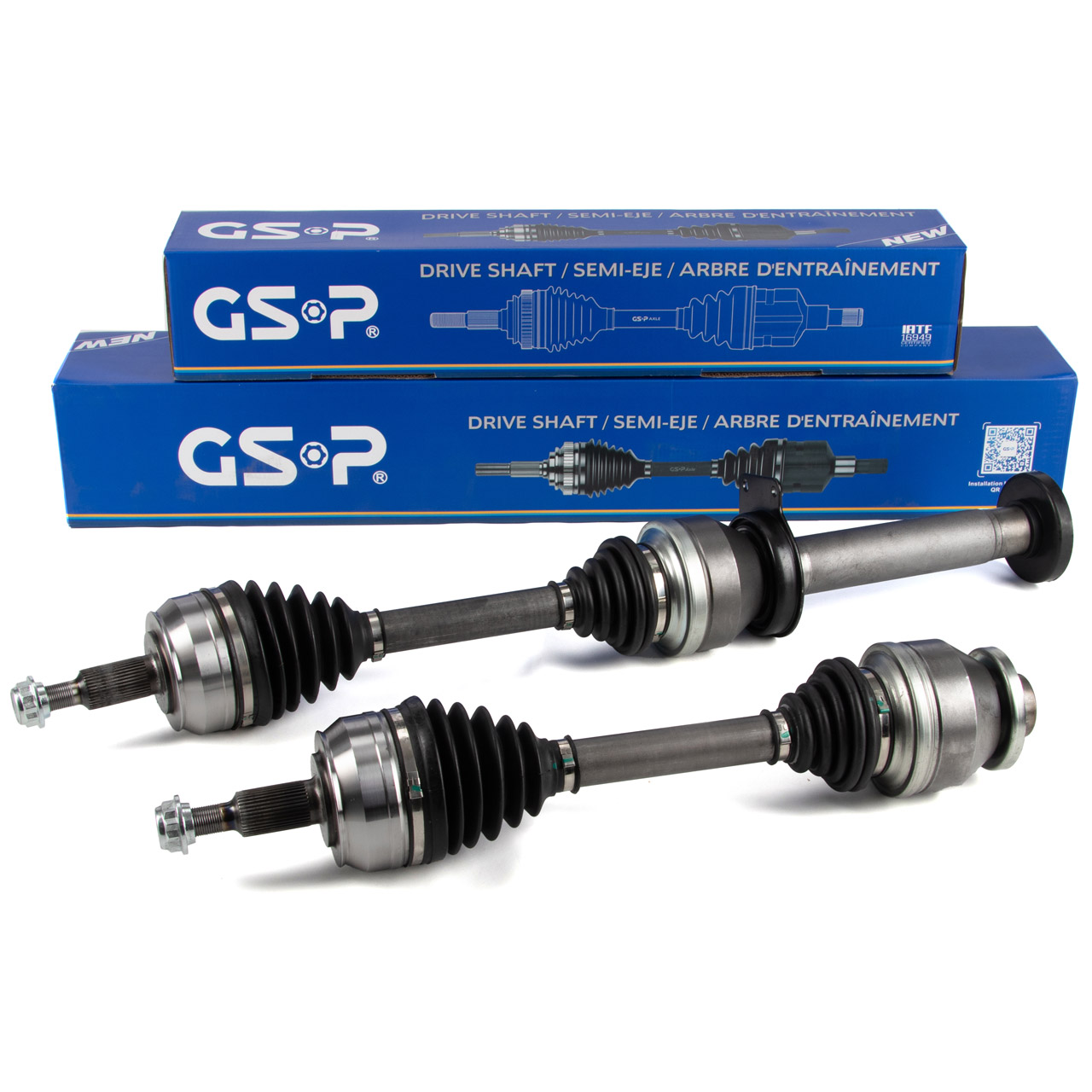 2x GSP Antriebswelle f&uuml;r VW Multivan Transporter T5 2.5 TDI mit 6-Gang Schaltung vorne