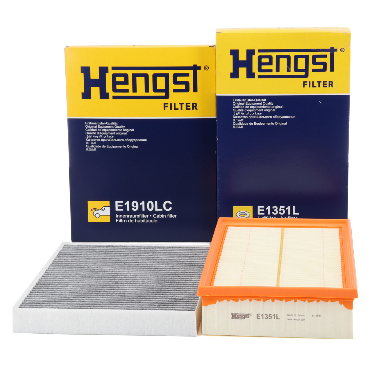 HENGST Innenraumfilter + Luftfilter für VW California Multivan Transporter T6 2.0 TDI