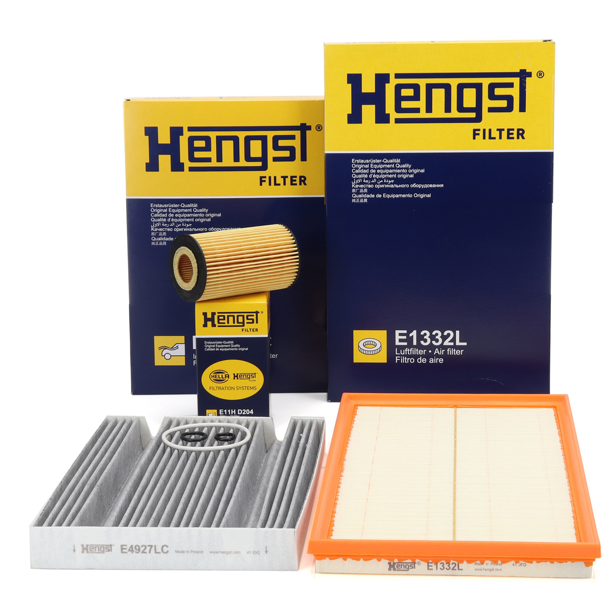 HENGST Filterset Filterpaket 3-tlg f&uuml;r MERCEDES V-Klasse Vito Marco Polo CDI OM651.950