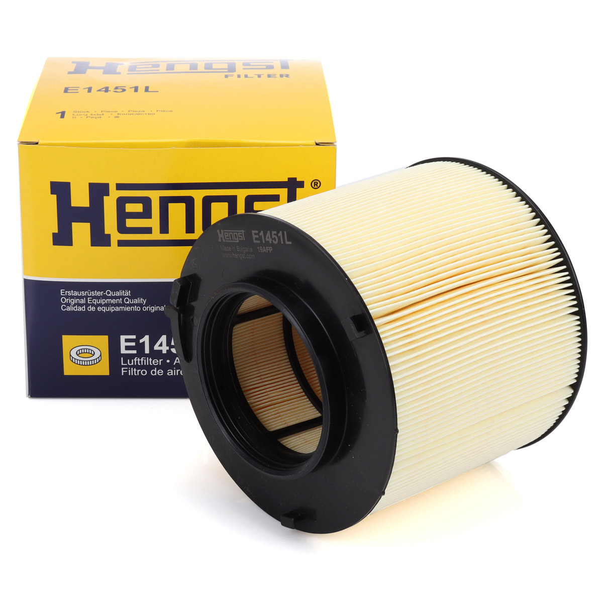 HENGST E1451L Luftfilter f&uuml;r AUDI A4 B9 A5 F5 Q5 FY 1.4-2.0 TFSI 35-55 TFSI 8W0133843C