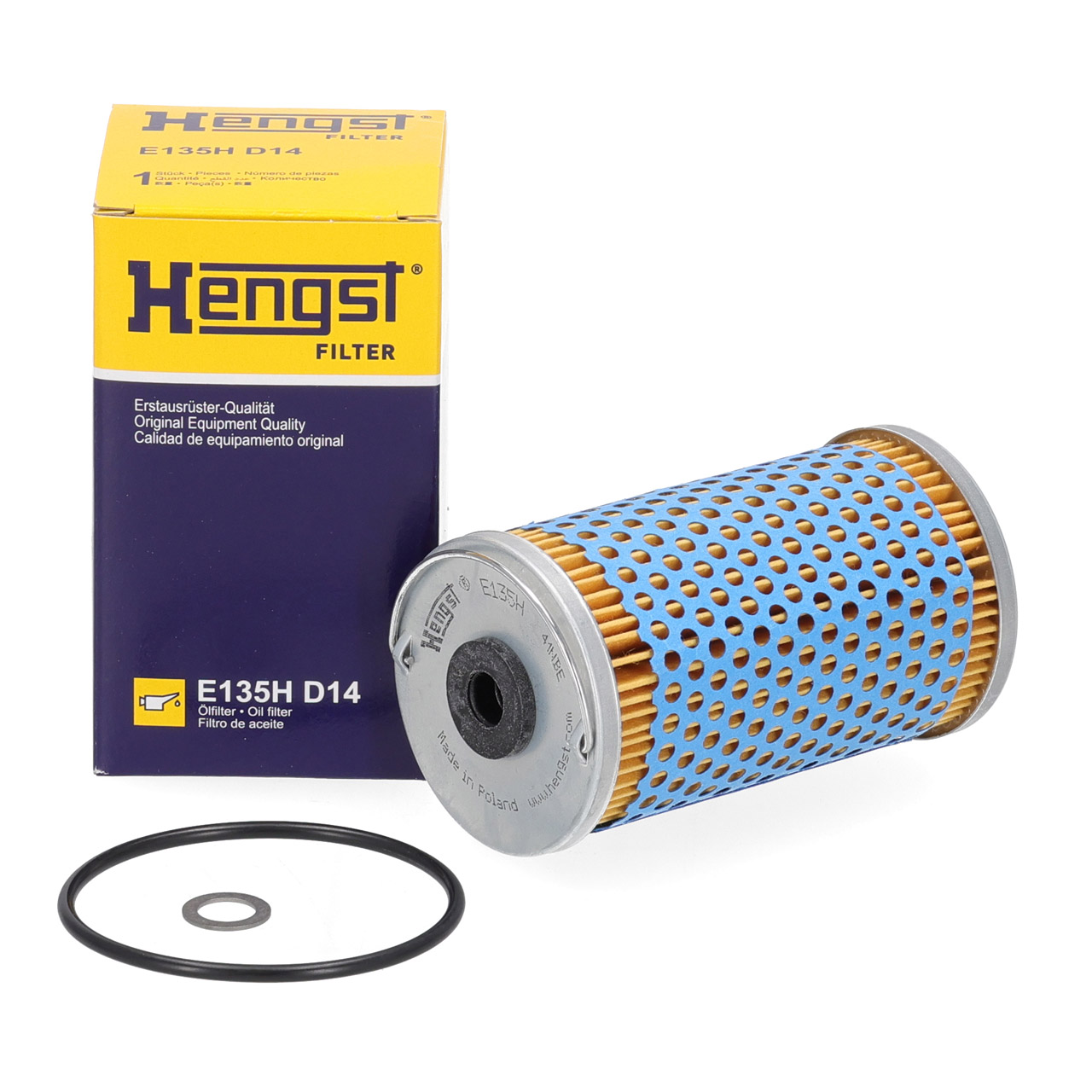HENGST &Ouml;lfilter f&uuml;r MERCEDES C123 W123 S123 W201 W460 W461 W463 T1 B601 M102 0001802409