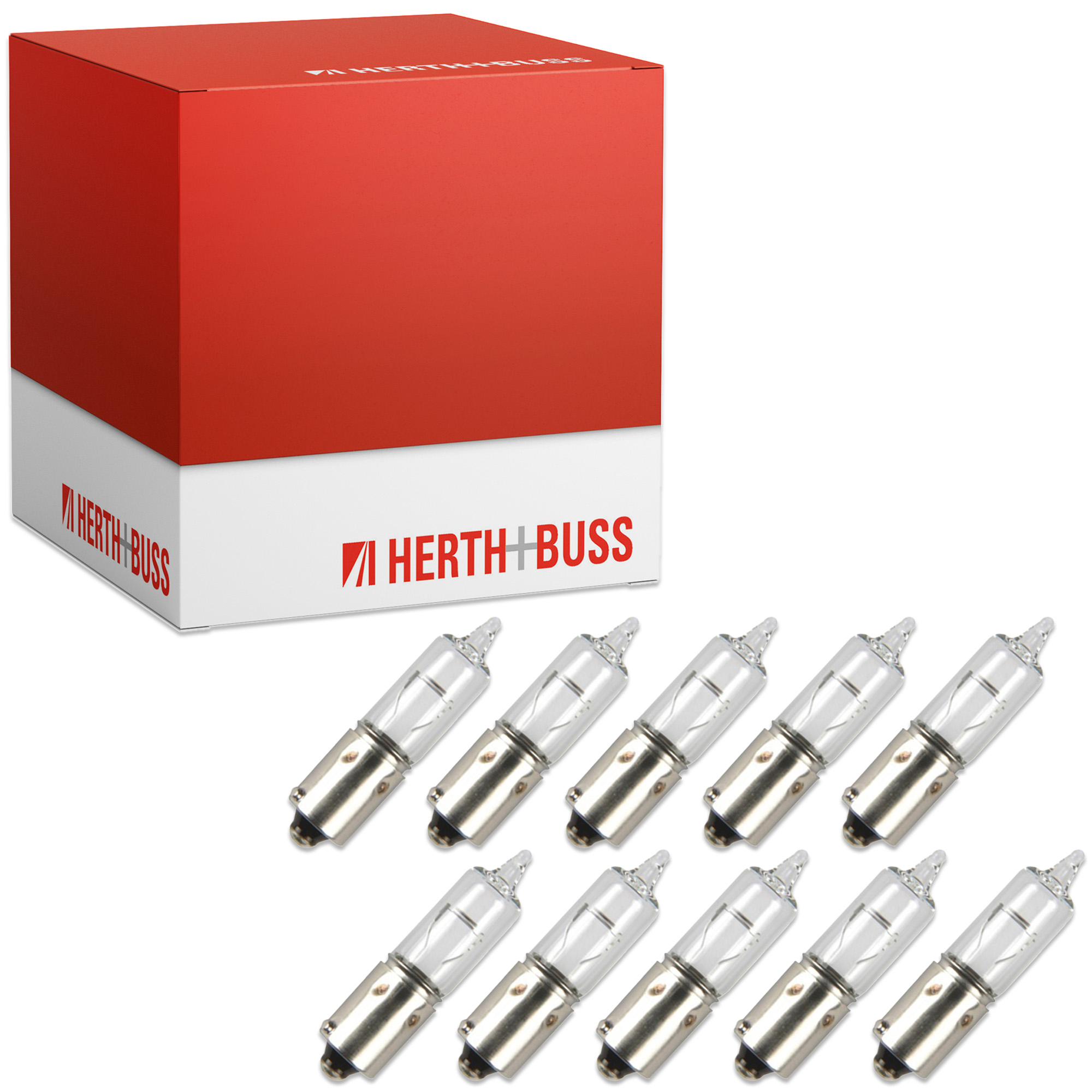 10x HERTH+BUSS Halogenlampe Gl&uuml;hlampe Sockelgl&uuml;hlampe H21W 12V 21W BAY9s