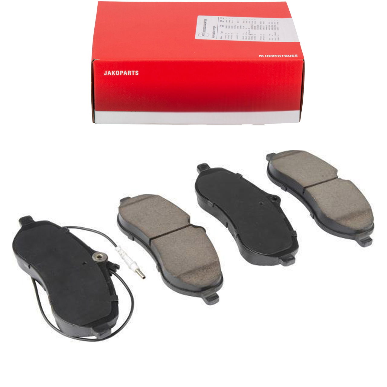 HERTH+BUSS JAKOPARTS Bremsbeläge für TOYOTA PROACE Kasten/Kombi (MDX_) vorne