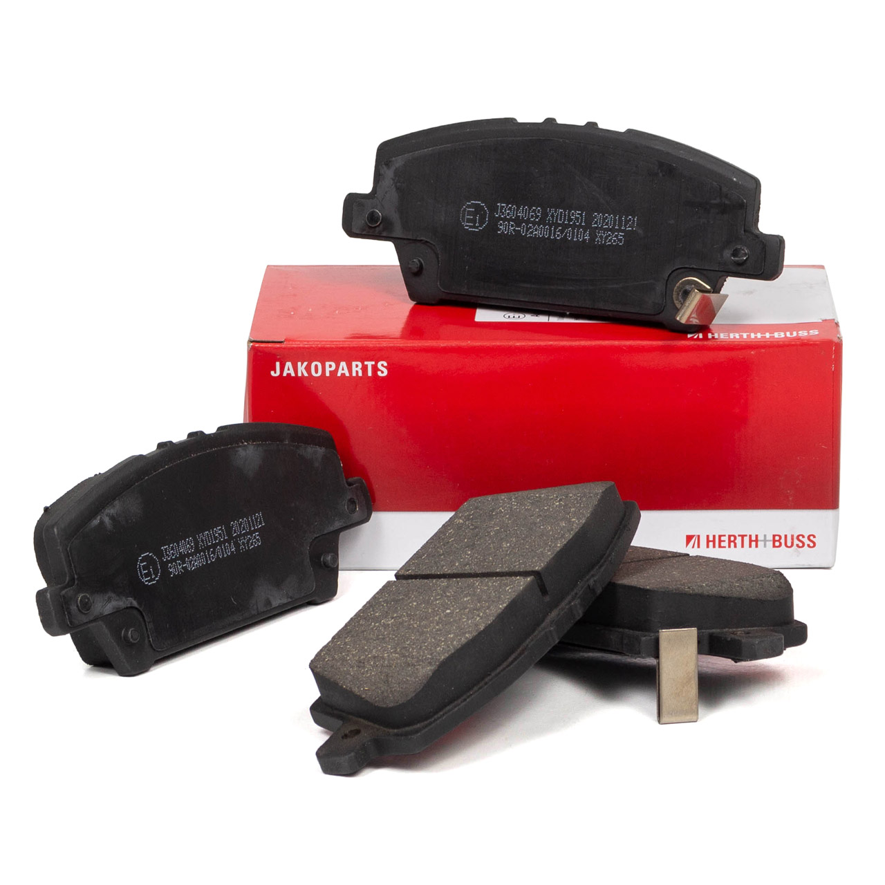 HERTH+BUSS JAKOPARTS Bremsbel&auml;ge f&uuml;r HONDA Civic 8 Hatchback FN FK 1.4 1.8 2.2 CTDi vorne