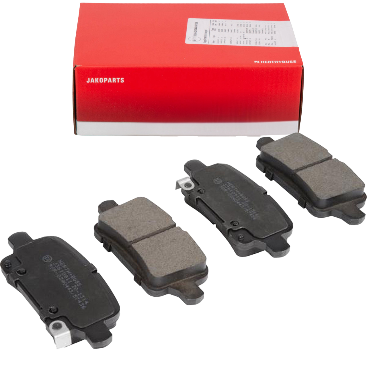 HERTH+BUSS JAKOPARTS Bremsbel&auml;ge f&uuml;r CHEVROLET Equinox Malibu bis 12.2019 hinten